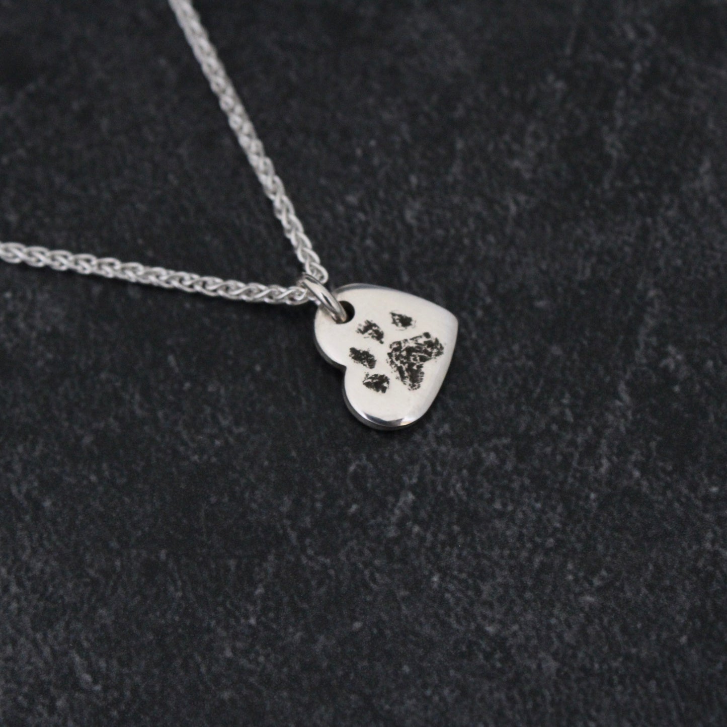 Max: Heart Paw Pendant