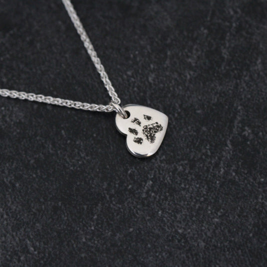 Max: Heart Paw Pendant