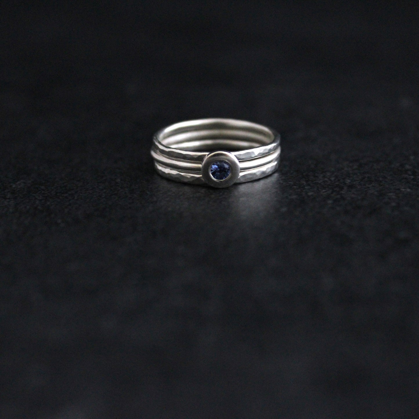 Bespoke: Stacking Rings (Tanzanite)