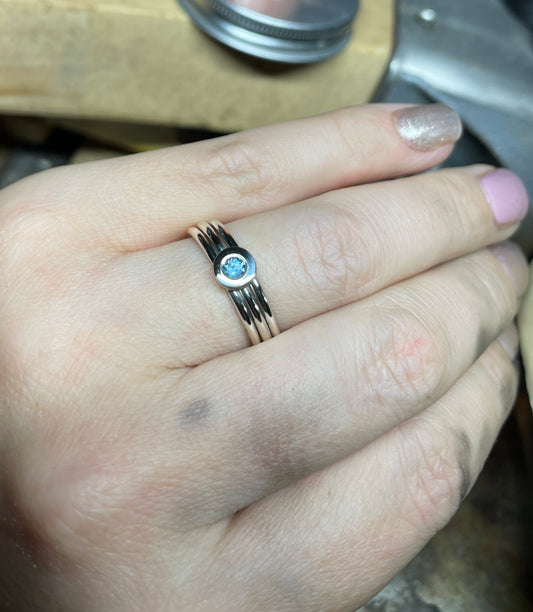 Bespoke: 3 x Stacking Rings